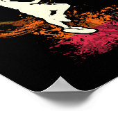  honkbalspeler Dunk Poster (Hoek)