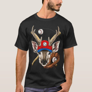 Honkbalspeler Herten Werper Catcher Honkbal Coach T-shirt