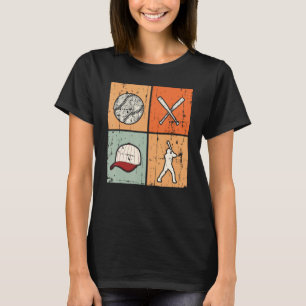 Honkbalspeler Softbal Spel T-shirt