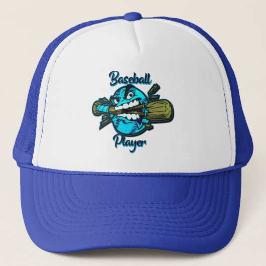 honkbalspeler trucker pet (Voorkant)