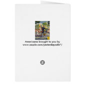 honkbalspelers en politie Crossing Guard (Achterkant)