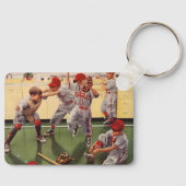 Honkbalsportteam, Jongens ravotten Sleutelhanger (Voorkant)