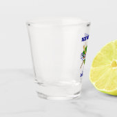 Honkbalteamspeler Sports Lounge Drinkware Shot Glas (Links)