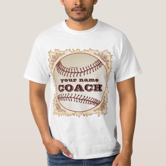 Honkbaltrainer t-shirt (Voorkant)
