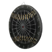 honkbalzwart dartbord (Voorkant Rechts)