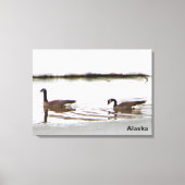 Honkers - Canada Gese Canvas Afdruk (Voorkant)