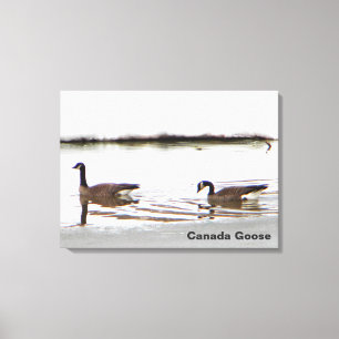 Honkers - Canada Gese Canvas Afdruk