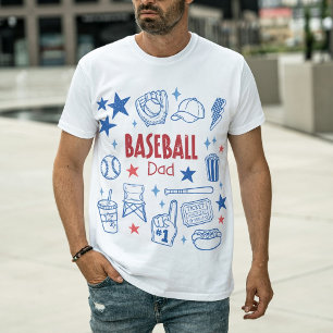 Honkey Baseball Retro Game Day Iconen T-shirt