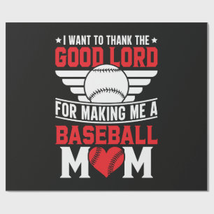 Honkey Tonk Baseball Moeder Sport Ouder Spel Dag M Cadeaupapier
