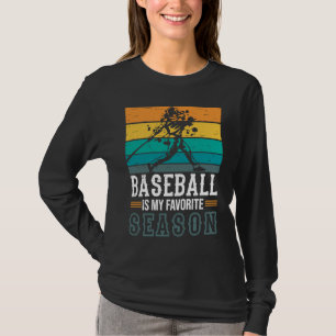 Honkeybal Is Mijn Favoriete Seizoen Game Bat Voor T-shirt