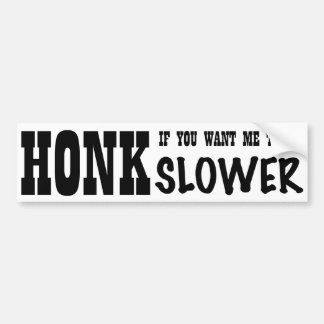 Honklangwit Bumpersticker