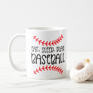 Honkliefhebber Eet Slaap Speel Mama Papa Softbal Koffiemok
