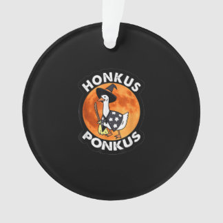 Honkus Ponkus Halloween Cute Witches Duck Ornament