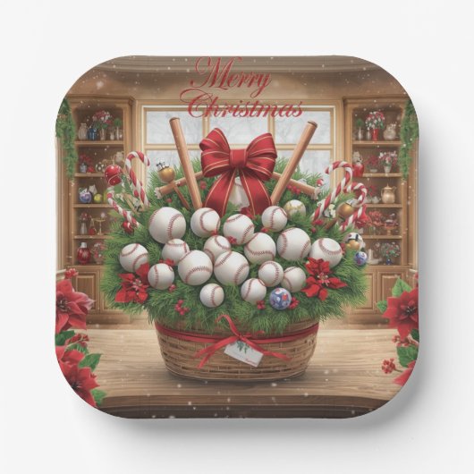 Honky Tonk Kerstmis Papieren Bordje (Voorkant)