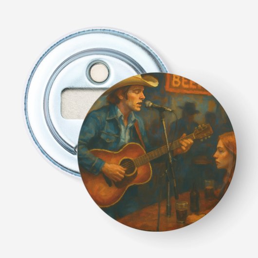 Honky-Tonk Nights Button Flesopener (Voorkant)