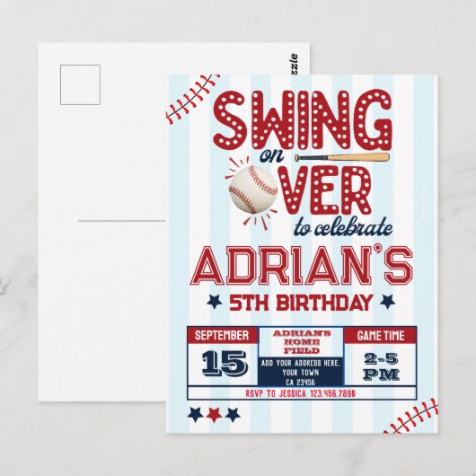 Honky Tonk verjaardagsboy Briefkaart (Voorkant / Achterkant)