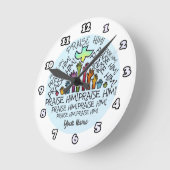 Honneur des mains Honneur Christian horloge (Angle)