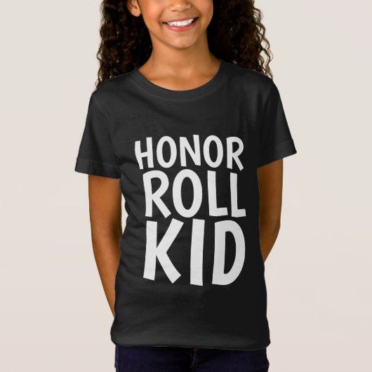 HONNEUR ROLL ENFANTS T-SHIRTS (Devant)