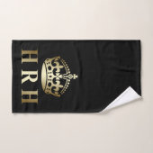 Honneur royale d'or et de noir (Serviette à main)