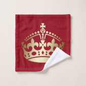 Honneur royale d'or et rouge (Gant de toilette)