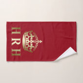 Honneur royale d'or et rouge (Serviette à main)