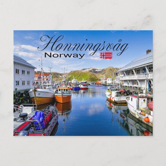 Honningsvåg Briefkaart (Voorkant)