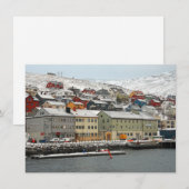 Honningsvag, Noorse kaart (Voorkant / Achterkant)