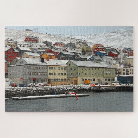 Honningsvåg, Noorwegen 1014-pc Legpuzzel (Horizontaal)