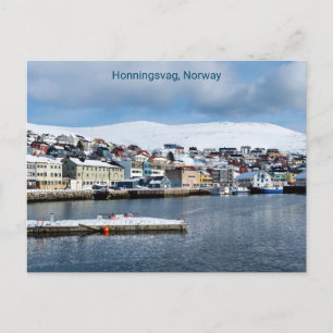 Honningsvag, Noorwegen, Briefkaart