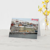 Honningsvåg, Noorwegen Kaart (Gele Bloem)