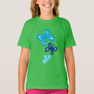 Honolua Vlinder Cartoon Kinder Design T-shirt