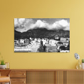 Honolulu, HA - Uitzicht van de stad van de Aloha-t Canvas Afdruk (Insitu (Woonkamer))