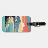 Honolulu Hawaï reizen bagage labels (Voorkant horizontaal)