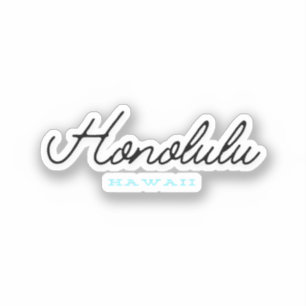 Honolulu Hawaï Sticker