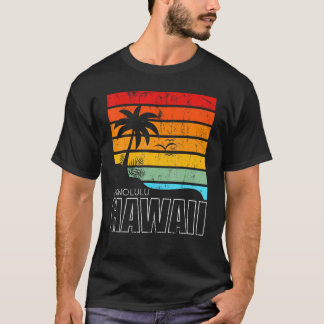 Honolulu Hawaiaanse Zomer Vakantie Aloha HI Strand T-shirt