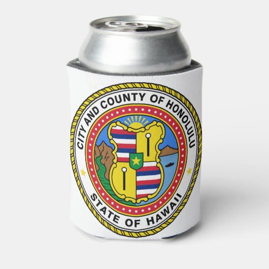 Honolulu Hawaii Blikjeskoeler (Blikje Achterkant)