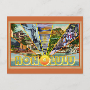 Honolulu Hawaii  briefkaart