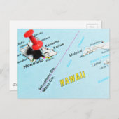 Honolulu, Hawaii Briefkaart (Voorkant / Achterkant)