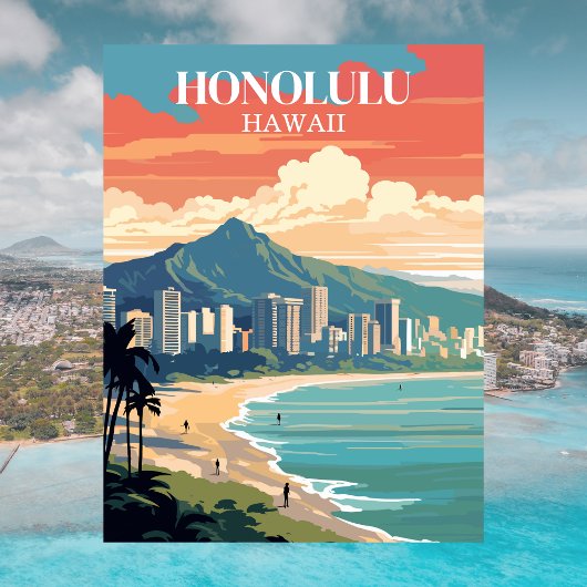 Honolulu, Hawaii: Briefkaart reizen