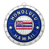 Honolulu Hawaii Dartbord (Voorkant)