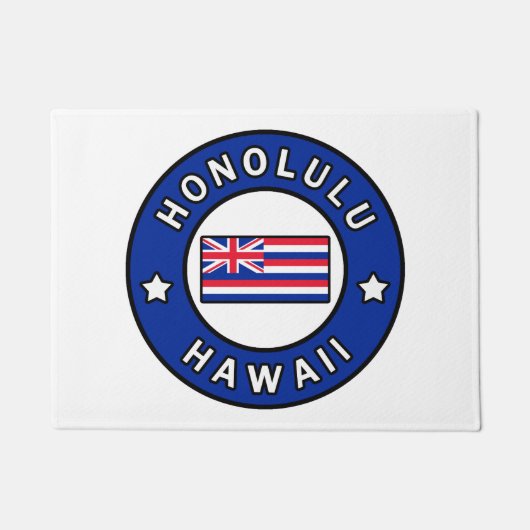 Honolulu Hawaii Deurmat (Voorkant)