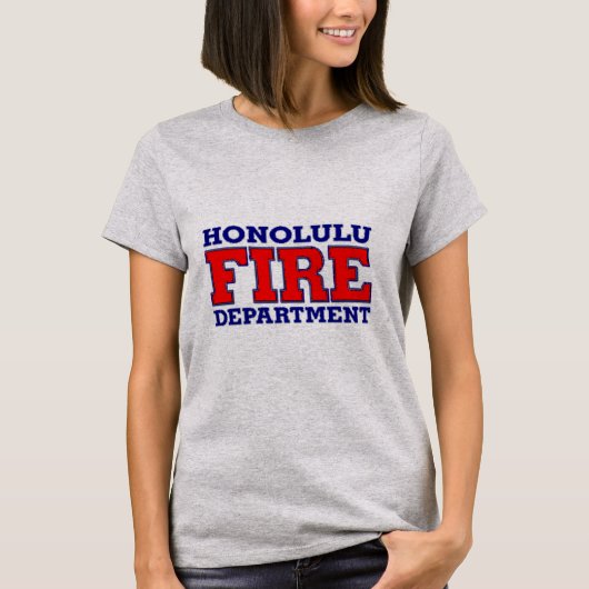Honolulu Hawaii Fire Dept. T-shirt (Voorkant)