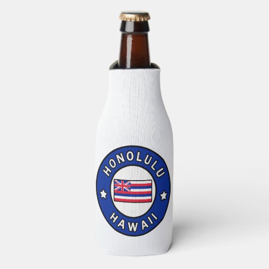 Honolulu Hawaii Flesjeskoeler (Fles Voorkant)
