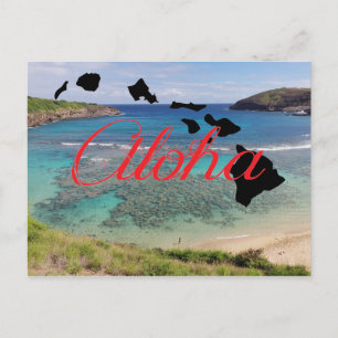 Honolulu Hawaii Hanauma Bay Briefkaart