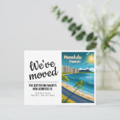 Honolulu Hawaii - kustgebied Uitzicht dat we hebb Briefkaart (Staand voorkant)