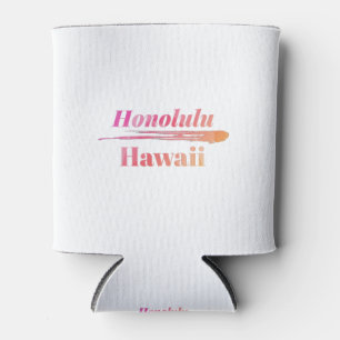 Honolulu Hawaii Low Poly Blikjeskoeler