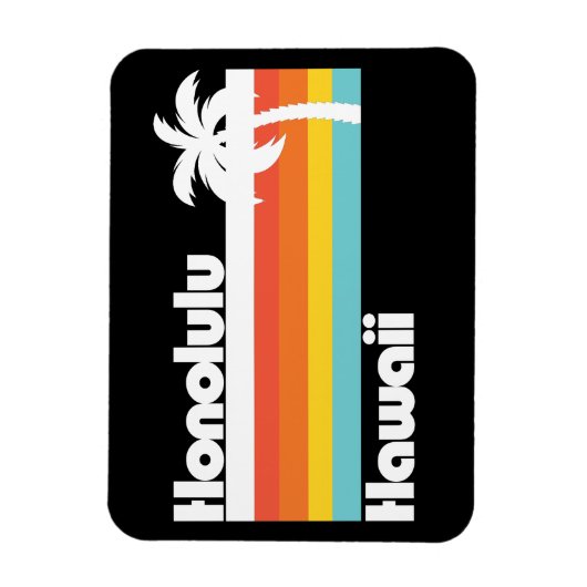  Honolulu Hawaii Magneet (Verticaal)