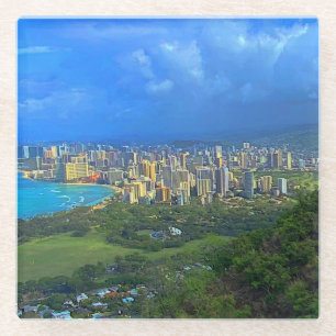 Honolulu, Hawaii Skyline #1 Onderzetter
