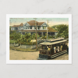 Honolulu, Hawaii Street Scene Vintage Briefkaart
