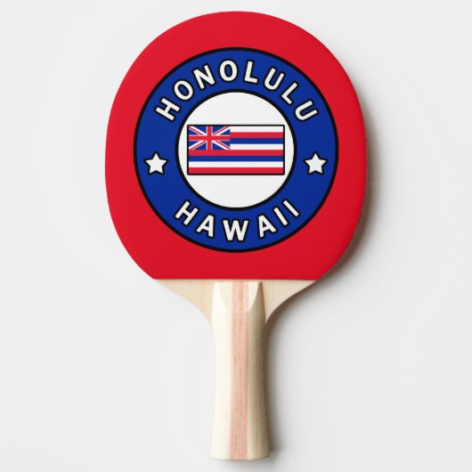 Honolulu Hawaii Tafeltennisbatje (Voorkant)